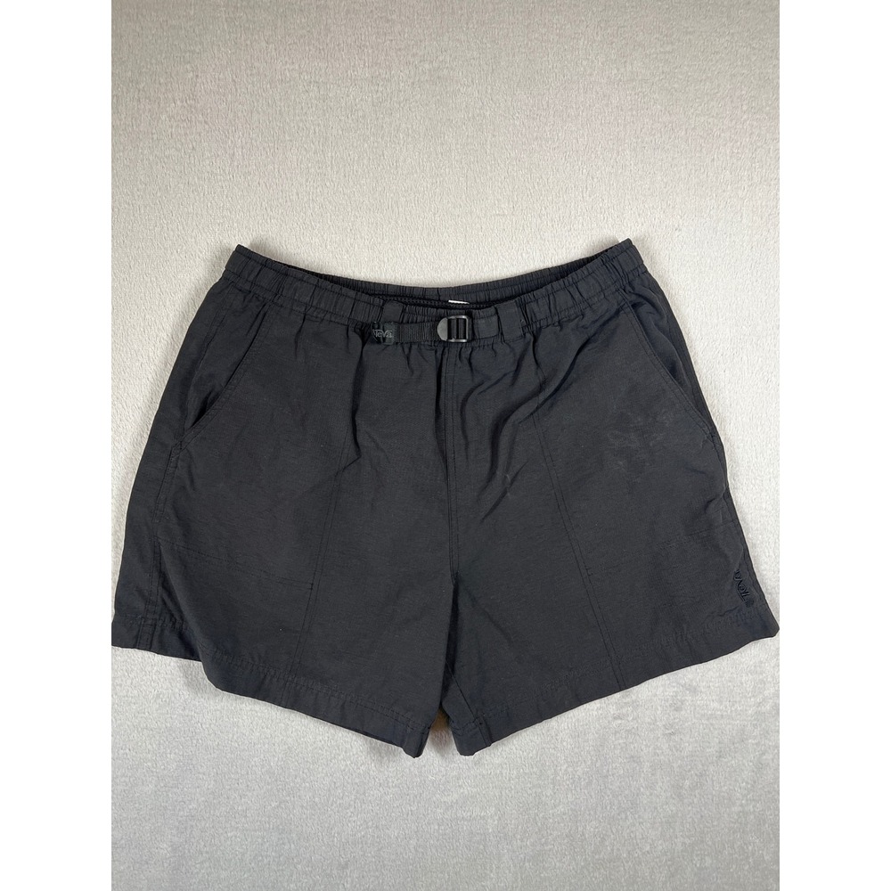 Teva Mens Black Hiking Shorts Large Mesh Lined Belted Utility Outdoor Active
